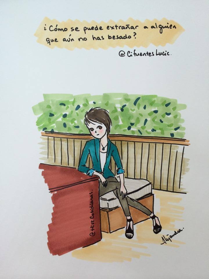 Extrañar lo que nunca se ha besado